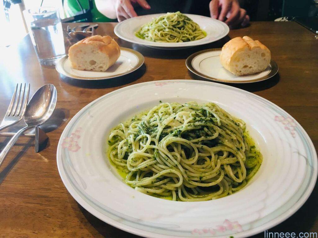 伊勢志摩のアルカイックで食べたジェノベーゼパスタ