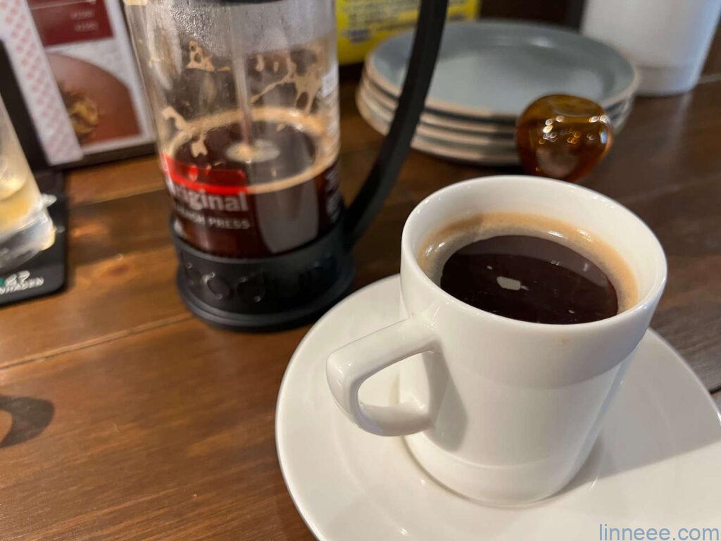 町家バルの中煎りコーヒー
